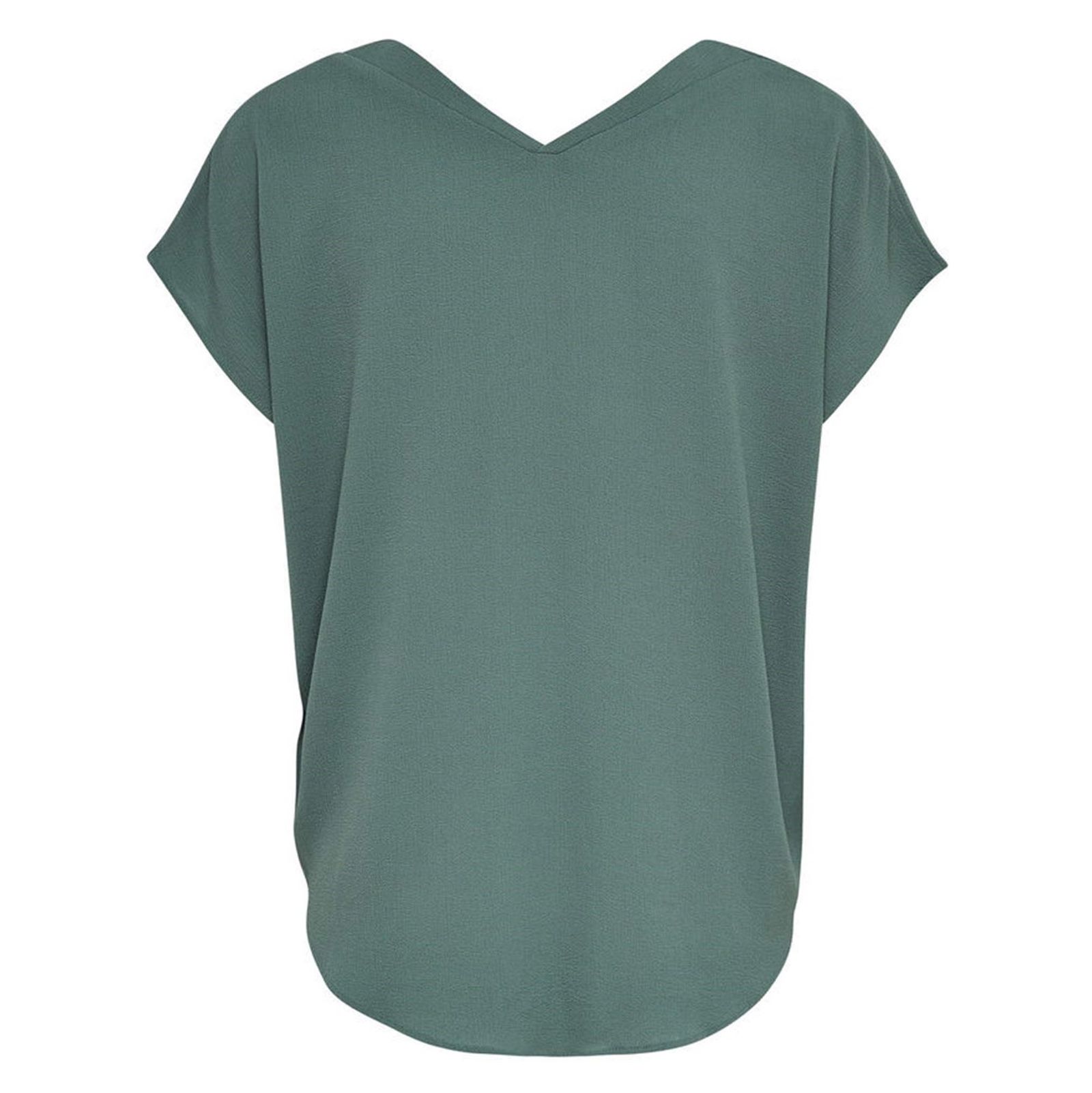 تی شرت یقه هفت زنانه - اونلی - سبز آبي - 3