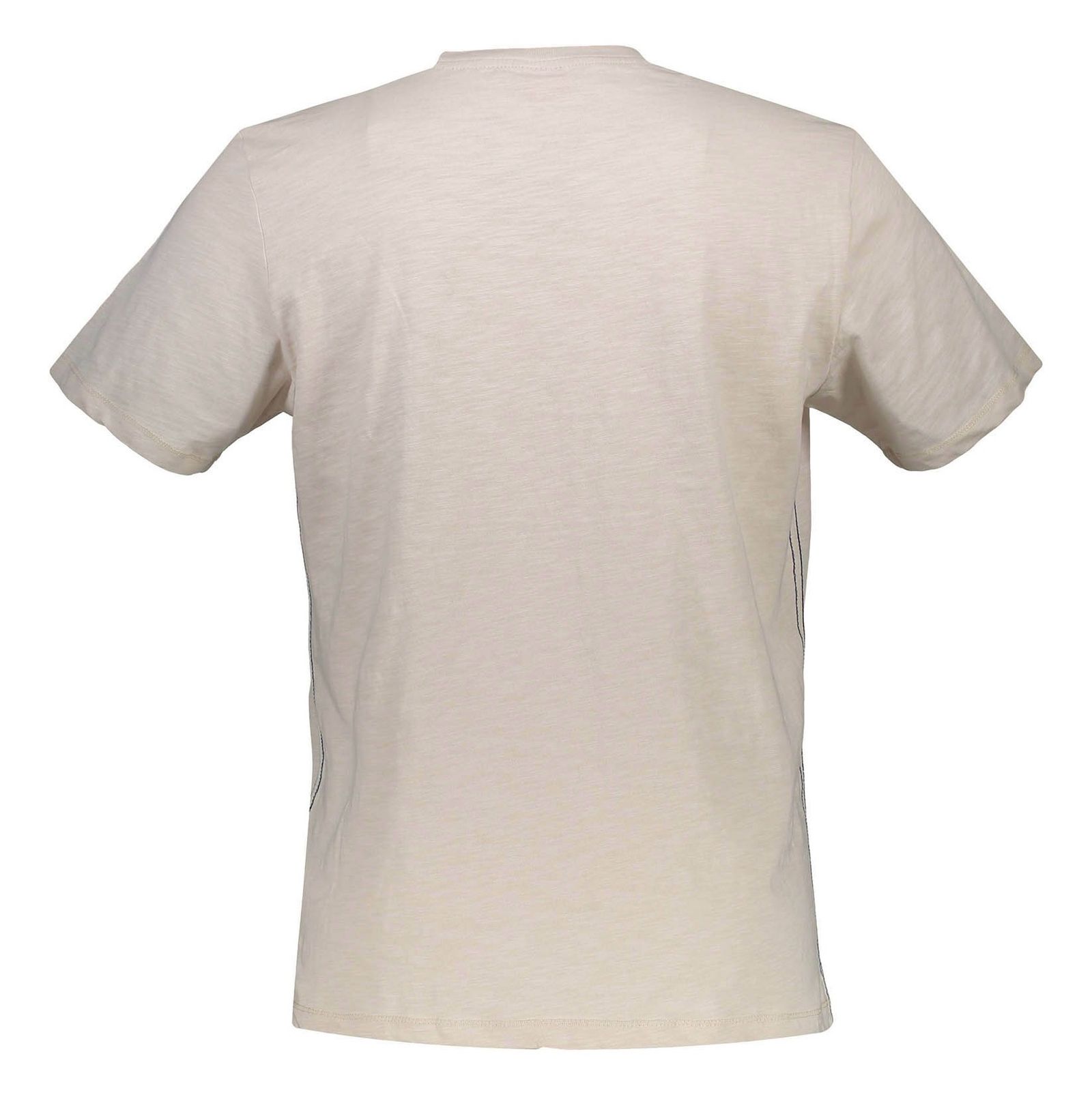 تی شرت نخی یقه گرد مردانه - اس.اولیور - کرم - 3