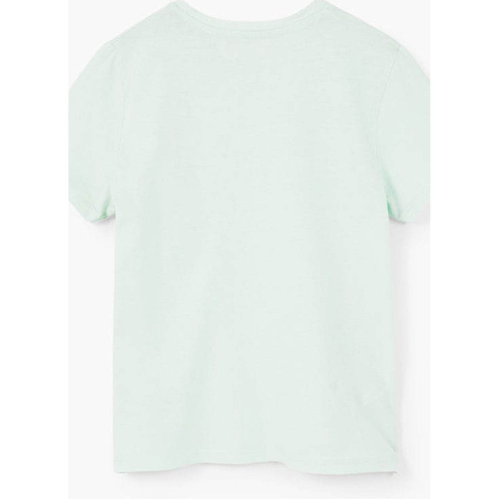 تی شرت نخی آستین کوتاه پسرانه - مانگو - سبز     - 3