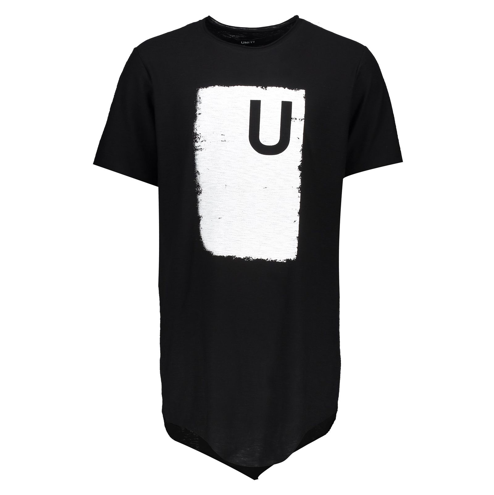 تی شرت نخی یقه گرد مردانه FM U - یونیتی - مشکي - 1