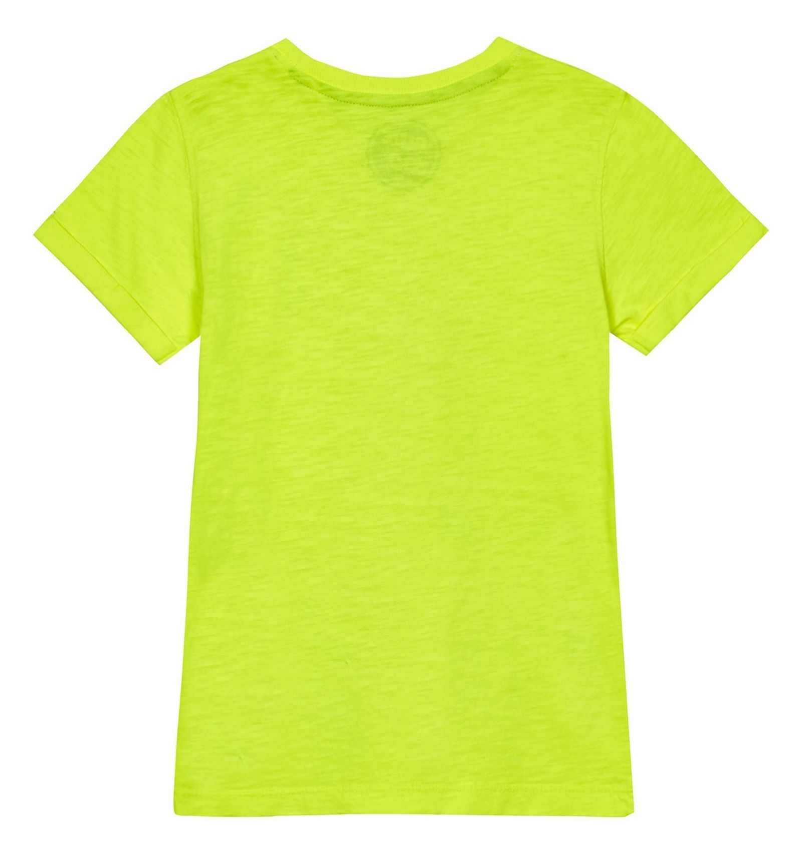 تی شرت نخی یقه گرد پسرانه - بلوزو - زرد - 3
