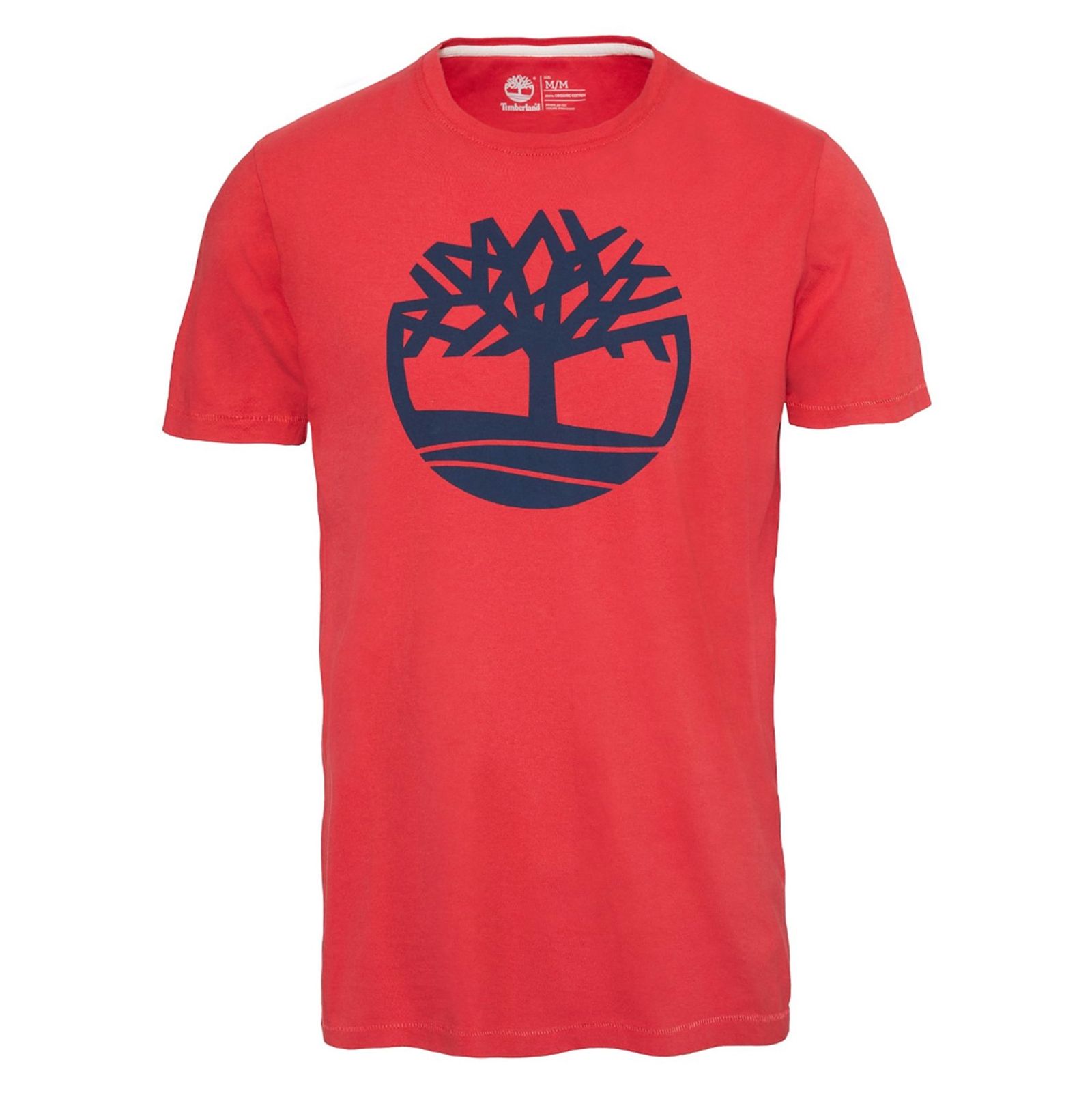 تی شرت نخی آستین کوتاه مردانه Kennebec River Tree - تیمبرلند - قرمز - 1