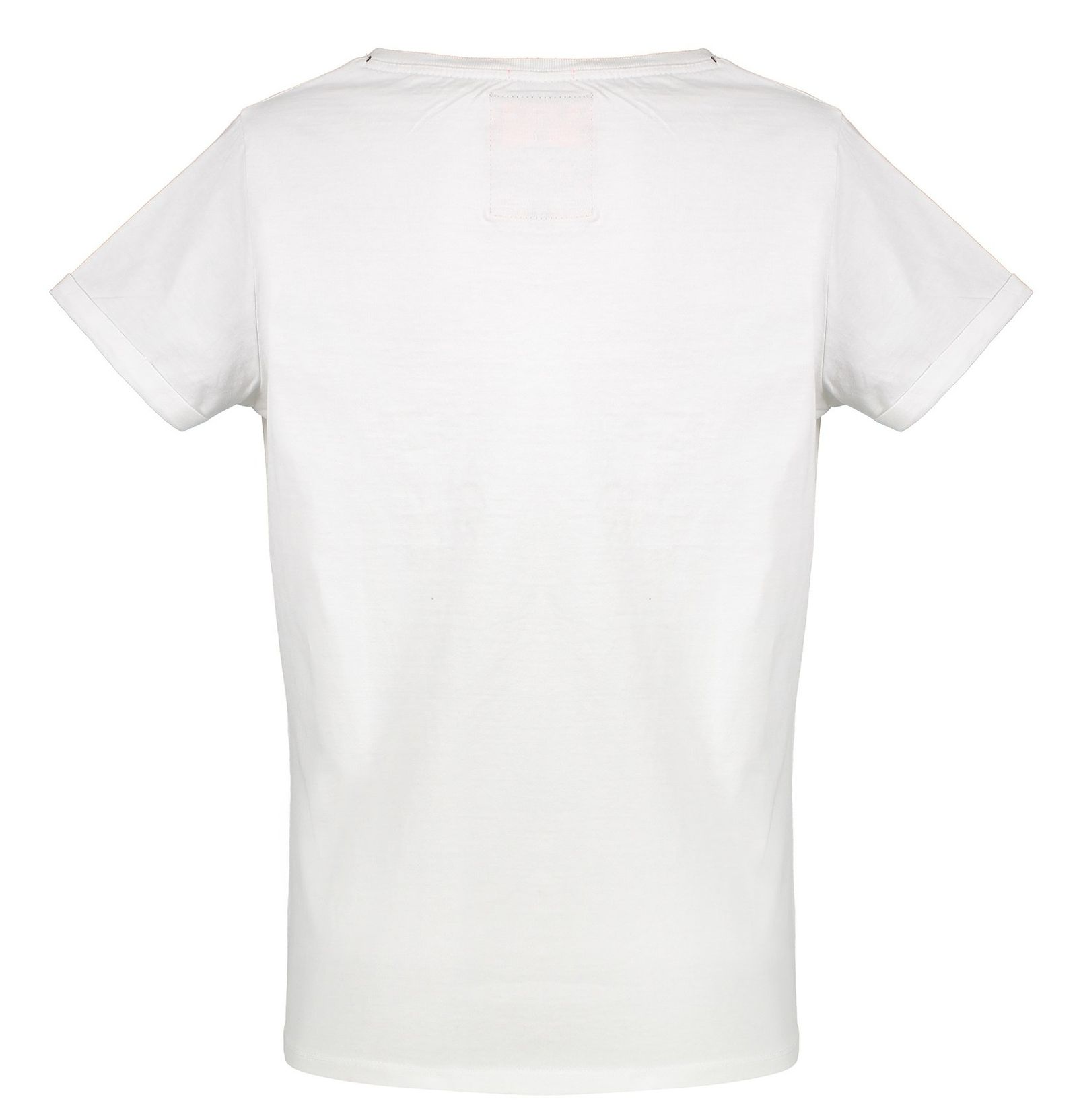 تی شرت نخی یقه گرد زنانه Vintage Logo Embossed BF - سوپردرای - سفيد - 3