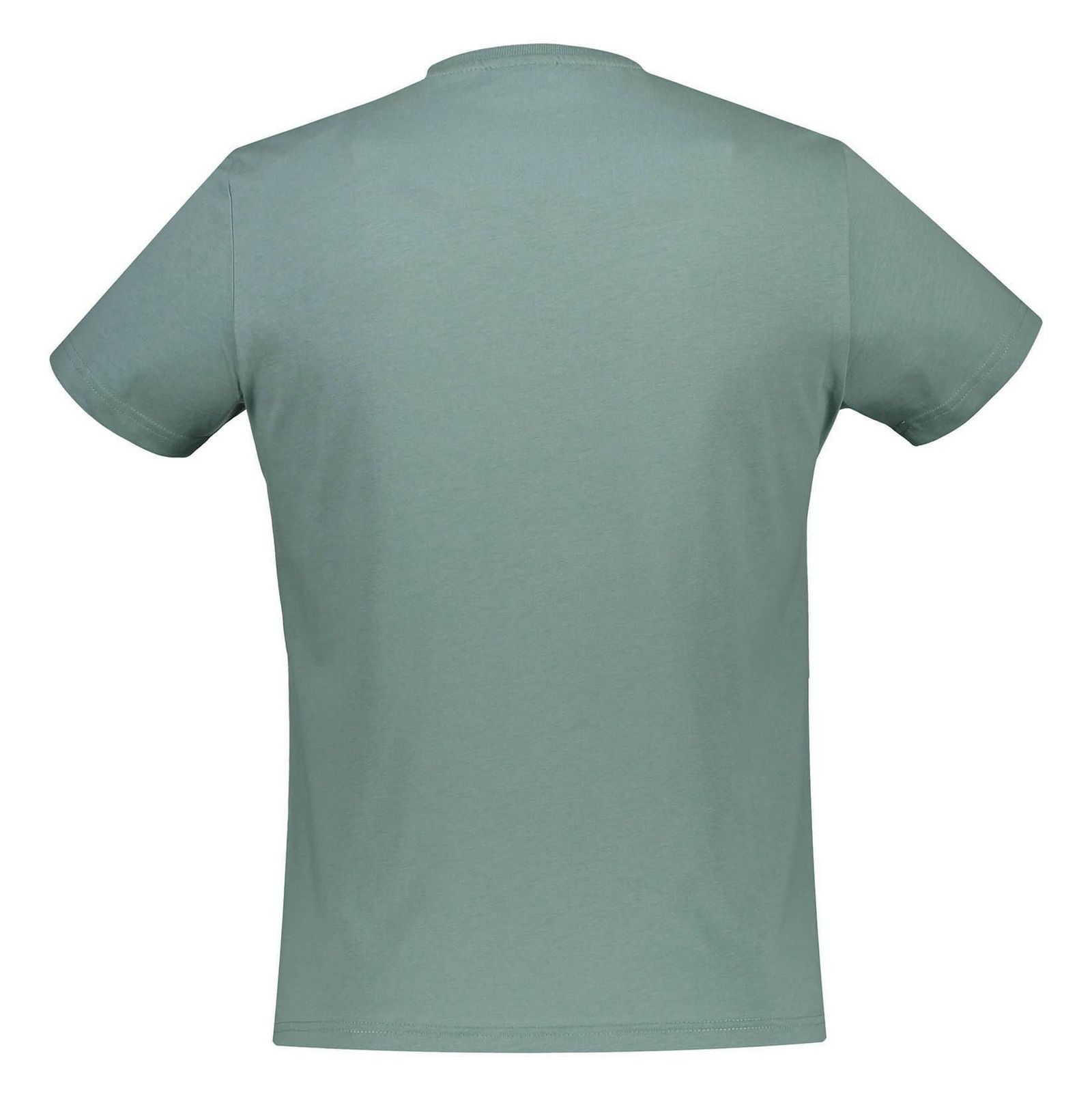 تی شرت نخی یقه گرد مردانه - اس.اولیور - سبز آبي - 3