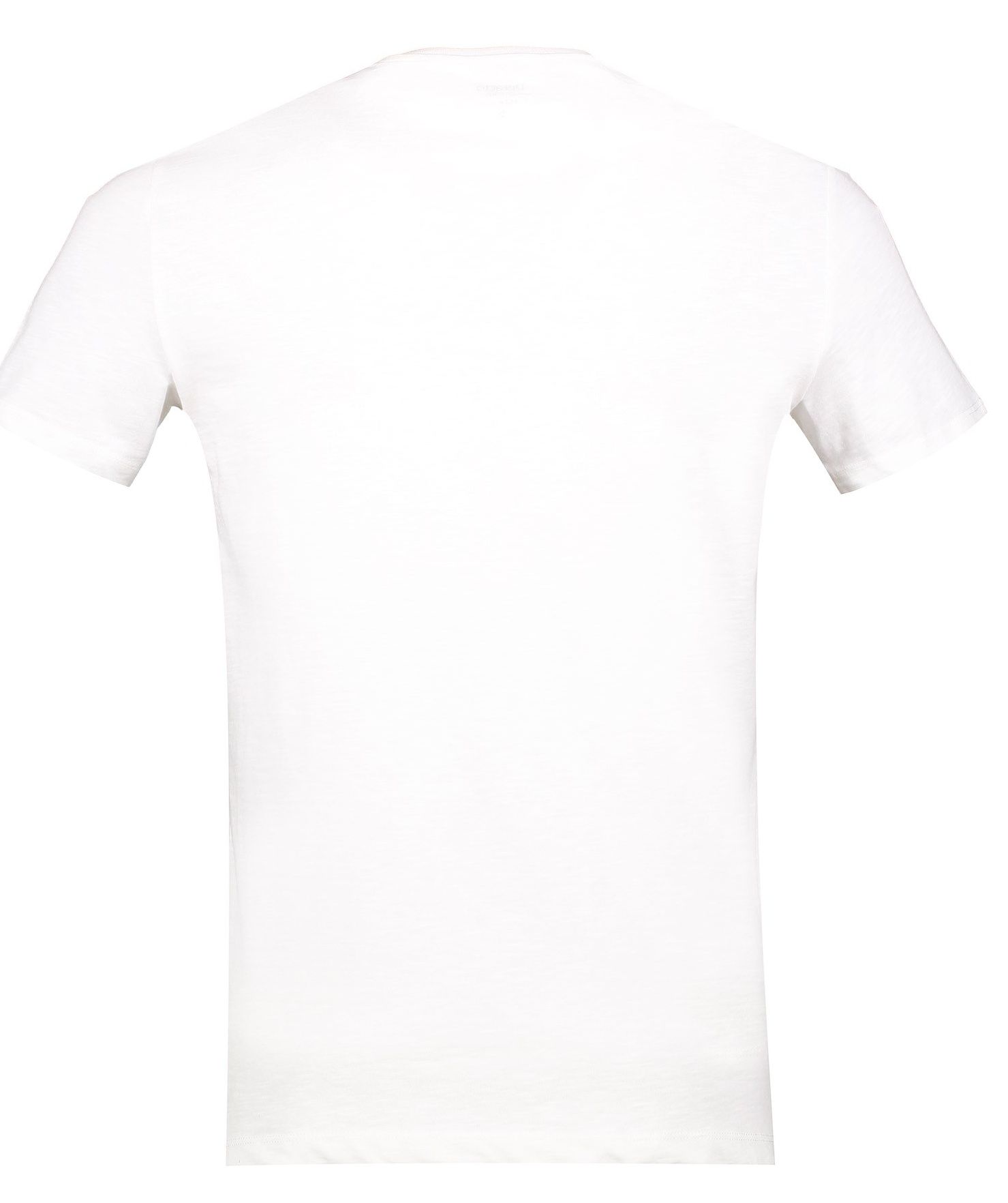 تی شرت نخی یقه گرد مردانه - دفکتو - سفيد - 5