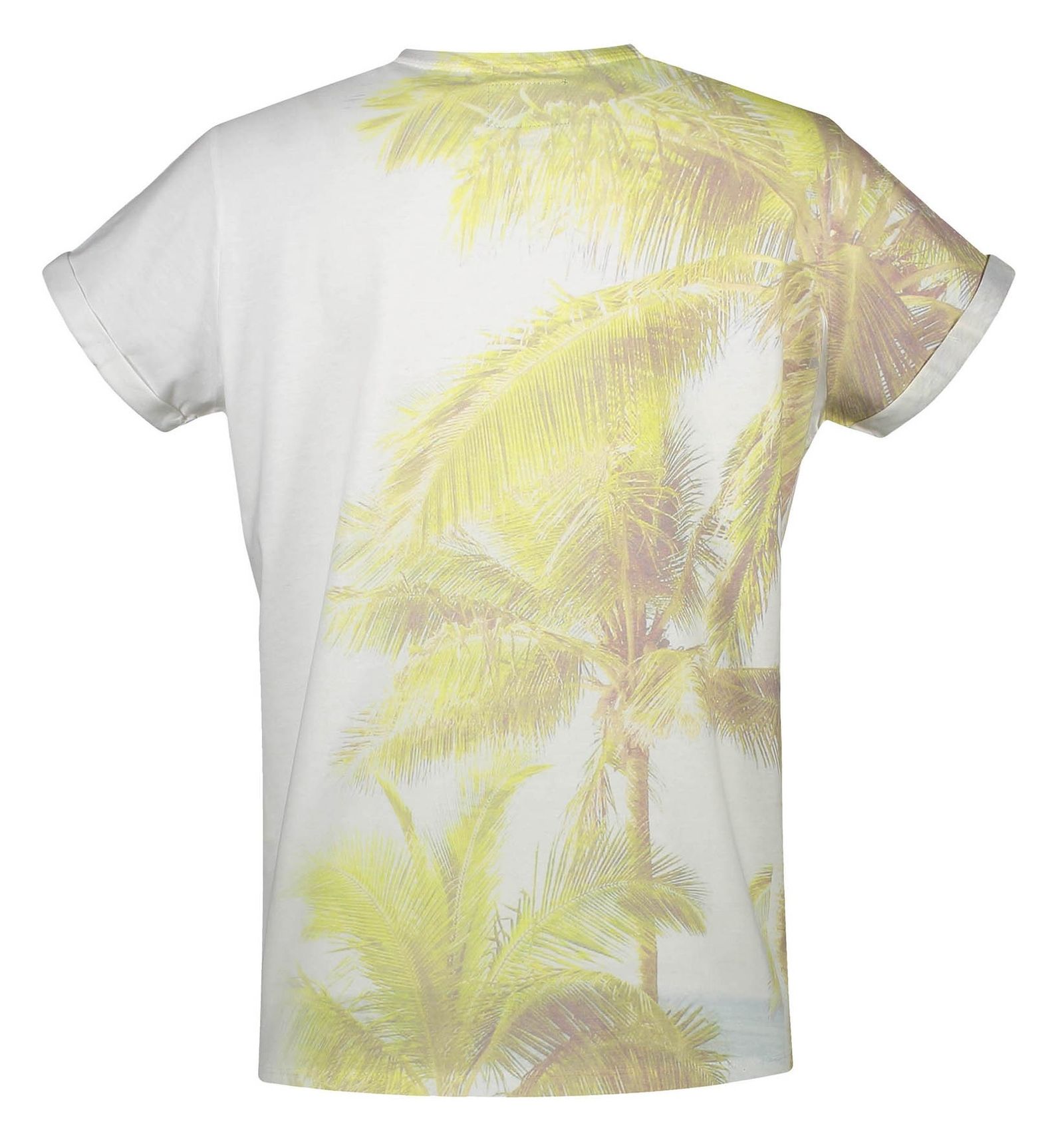 تی شرت نخی آستین کوتاه زنانه Miami Photographic - سوپردرای - سفيد و سبز  - 3