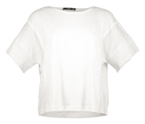 تی شرت یقه گرد زنانه - مانگو