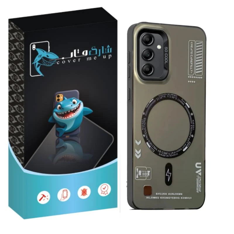 کاور شارک قاب مدل SO COOL طرح UV مناسب برای گوشی موبایل سامسونگ Galaxy S25 FE
