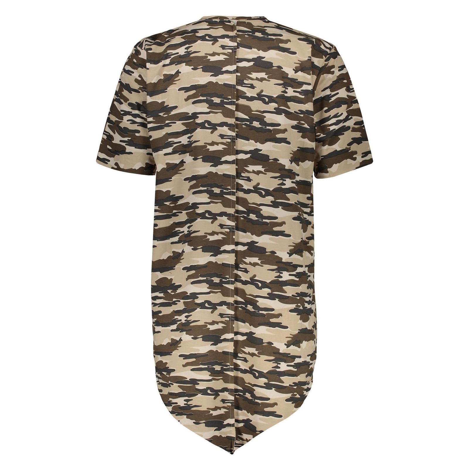 تی شرت نخی یقه گرد مردانه Army - یونیتی - کرم - 3