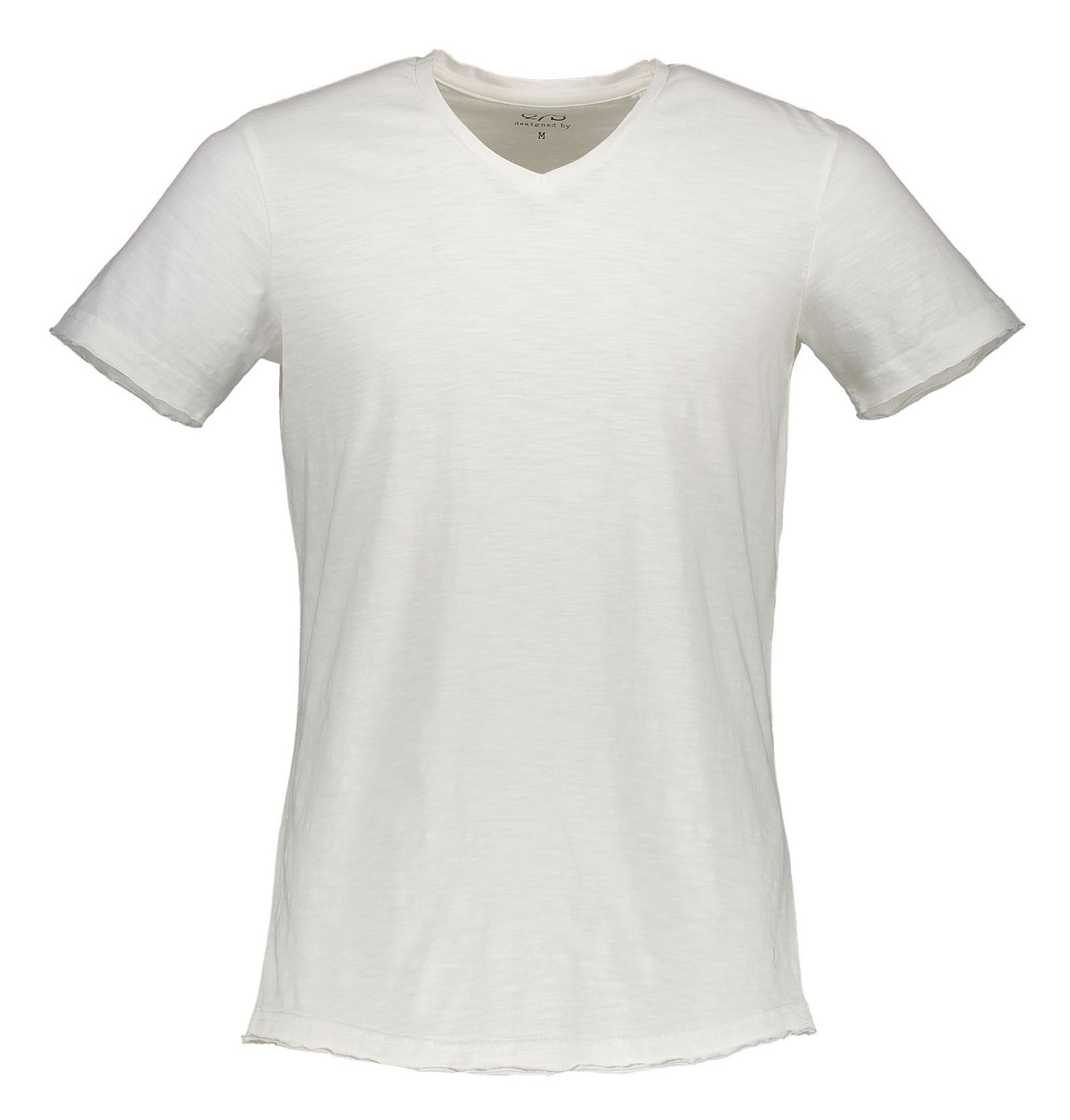 تی شرت نخی یقه هفت مردانه - اس.اولیور - سفيد - 1