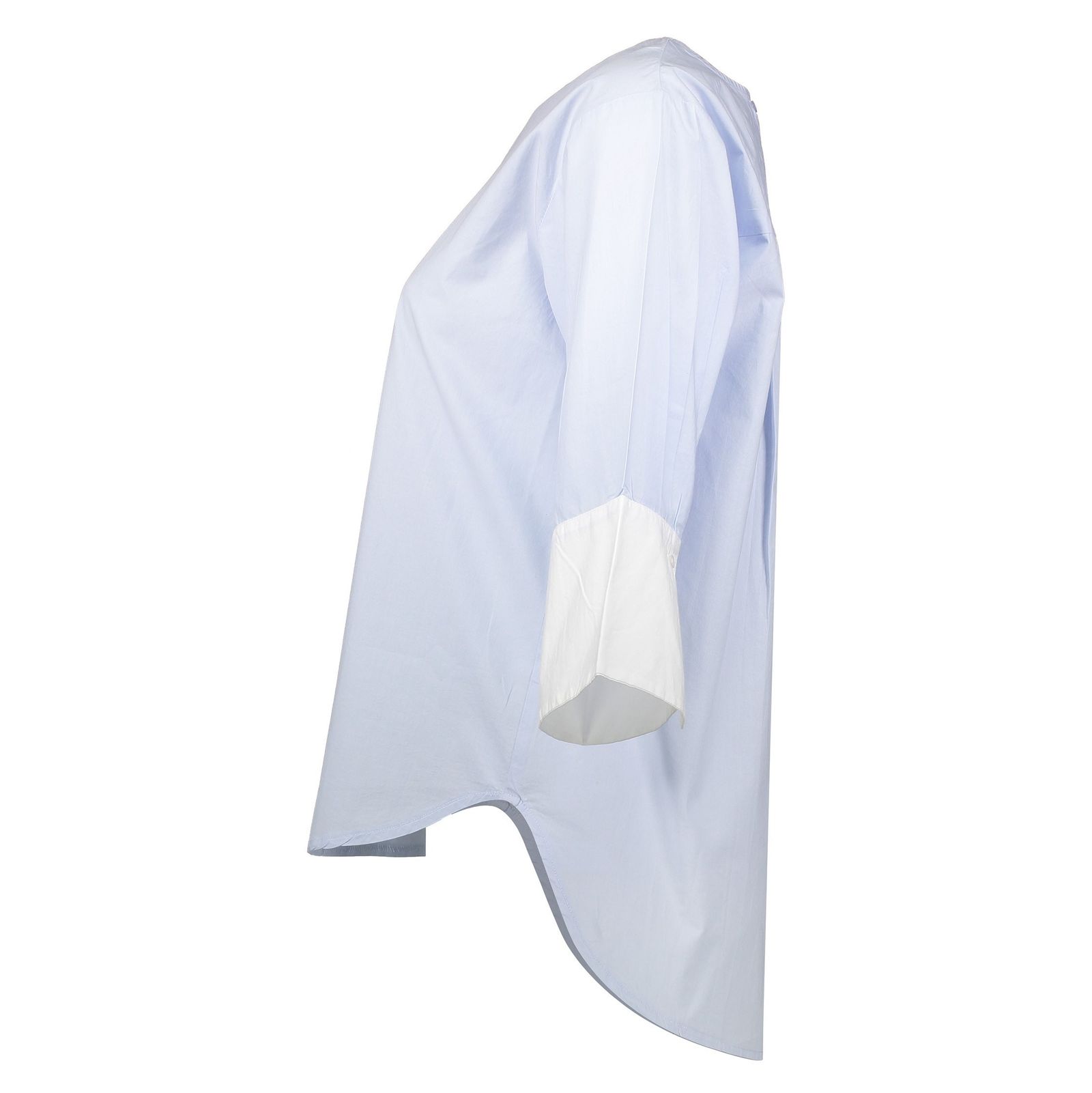 بلوز نخی یقه گرد زنانه - مانگو - آبي - 8