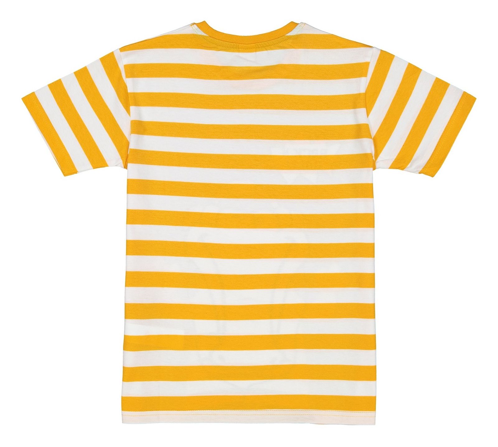 تی شرت نخی یقه گرد پسرانه - ال سی وایکیکی - زرد راه راه - 3