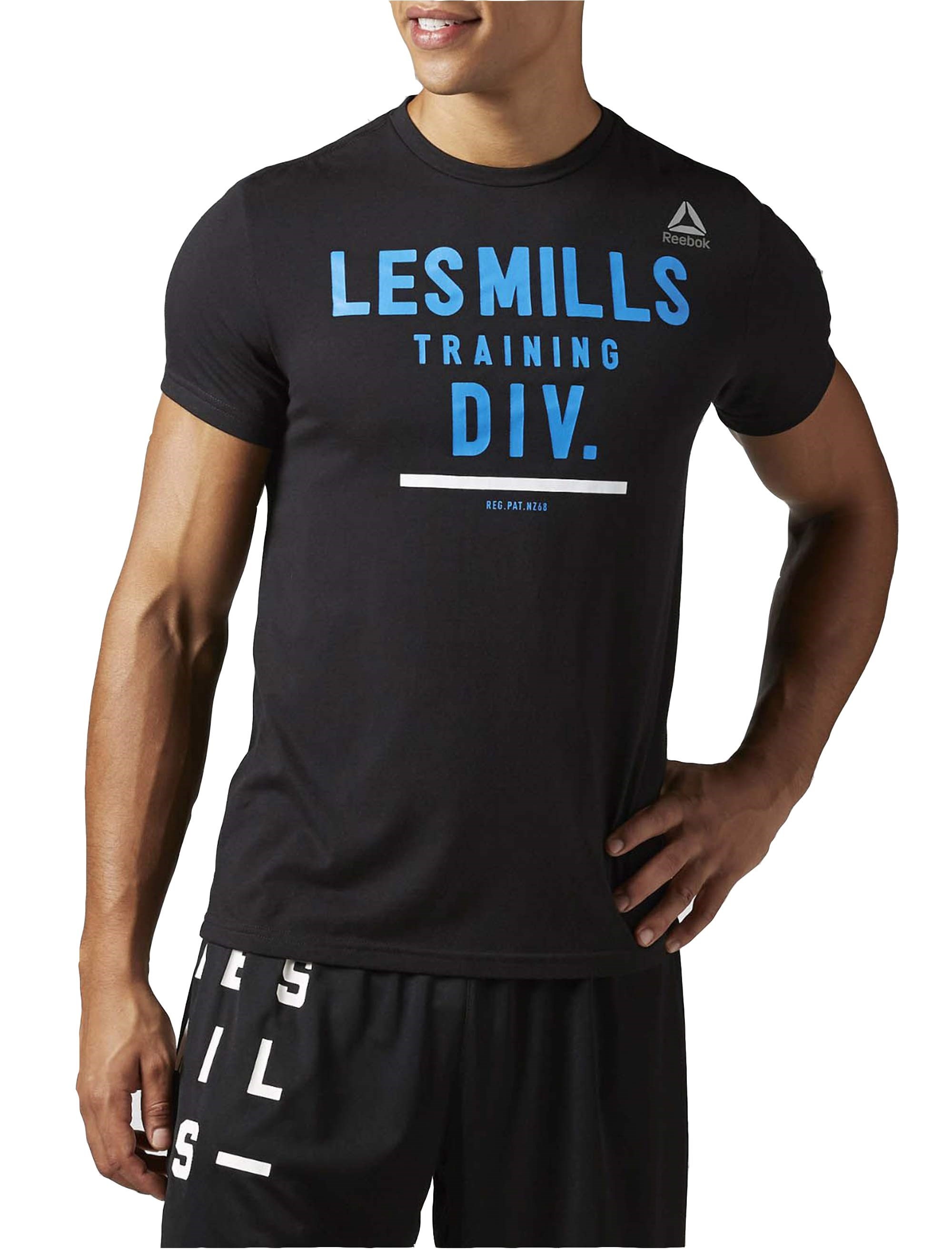 تی شرت یقه گرد مردانه Les Mills - ریباک