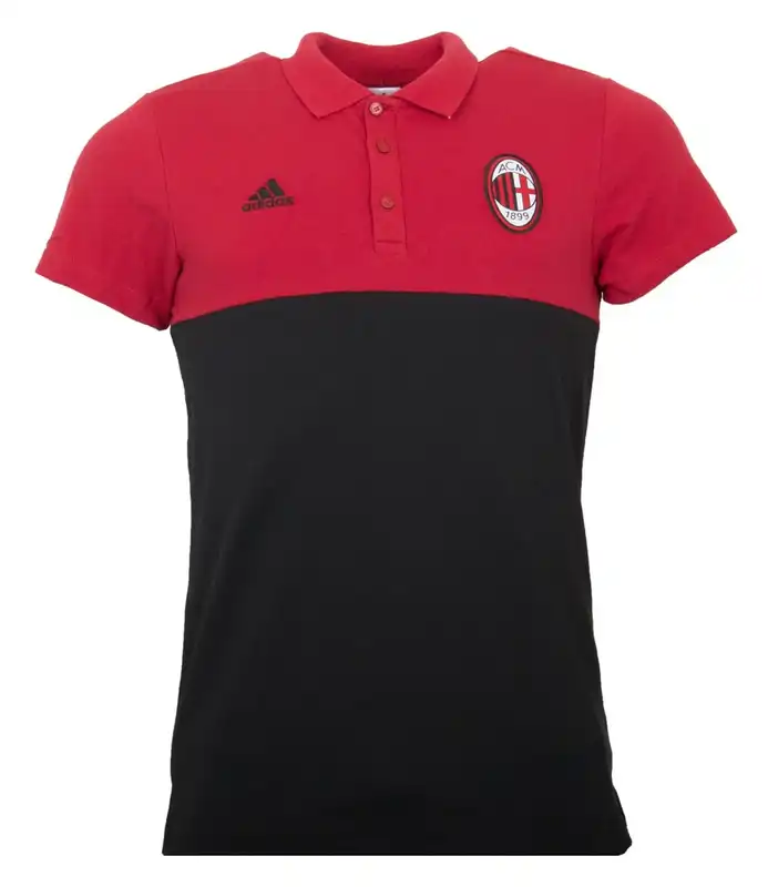 پولوشرت ورزشی نخی مردانه S AC Milan - آدیداس