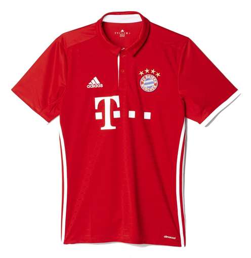 پولوشرت ورزشی آستین کوتاه مردانه FC Bayern Munchen Home Replica - آدیداس