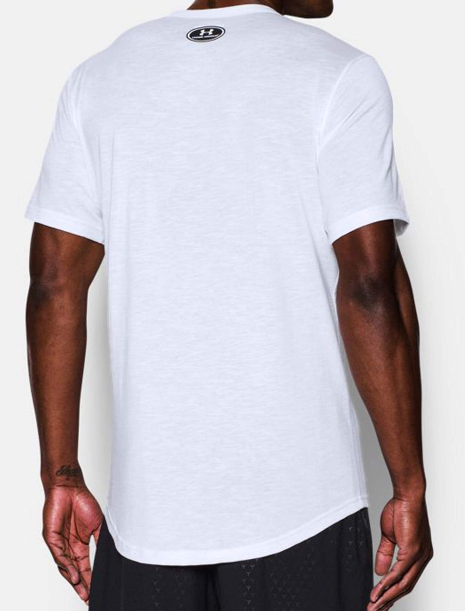 تی شرت ورزشی نخی مردانه - آندر آرمور - سفيد - 5