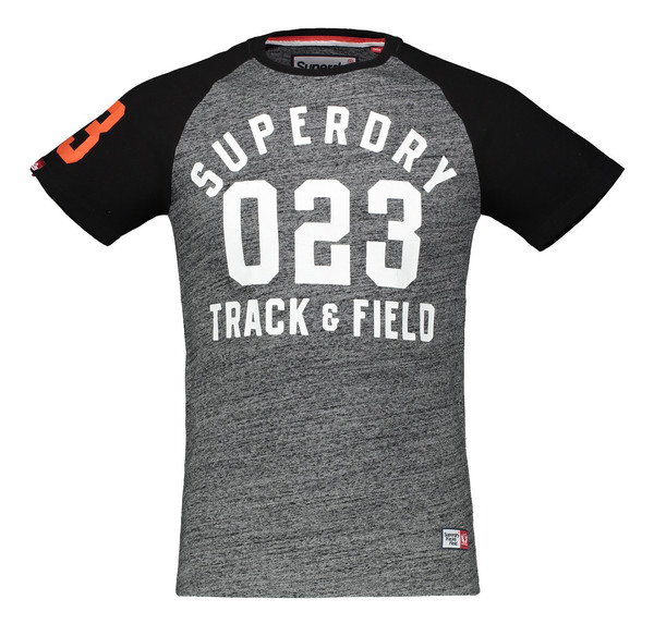 تی شرت نخی آستین کوتاه مردانه Track & Field - سوپردرای