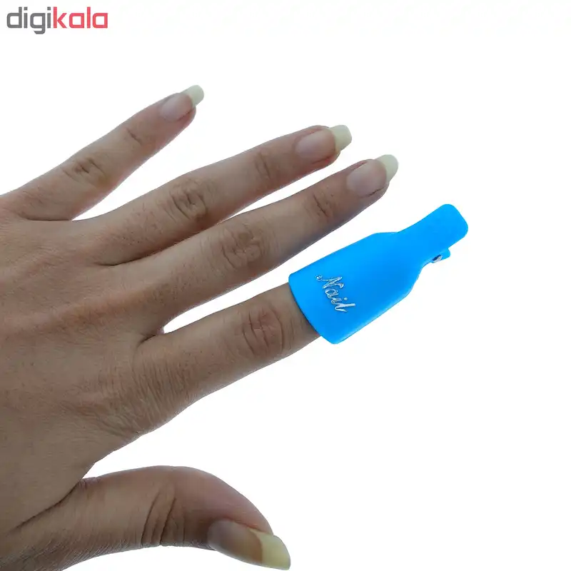 گیره لاک پاک کن ناخن دست نیل مدل GH-102 بسته 10 عددی