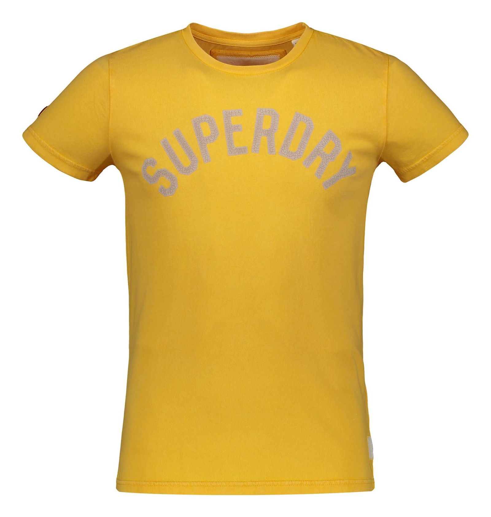 تی شرت نخی یقه گرد مردانه Solo Sport - سوپردرای - زرد - 1