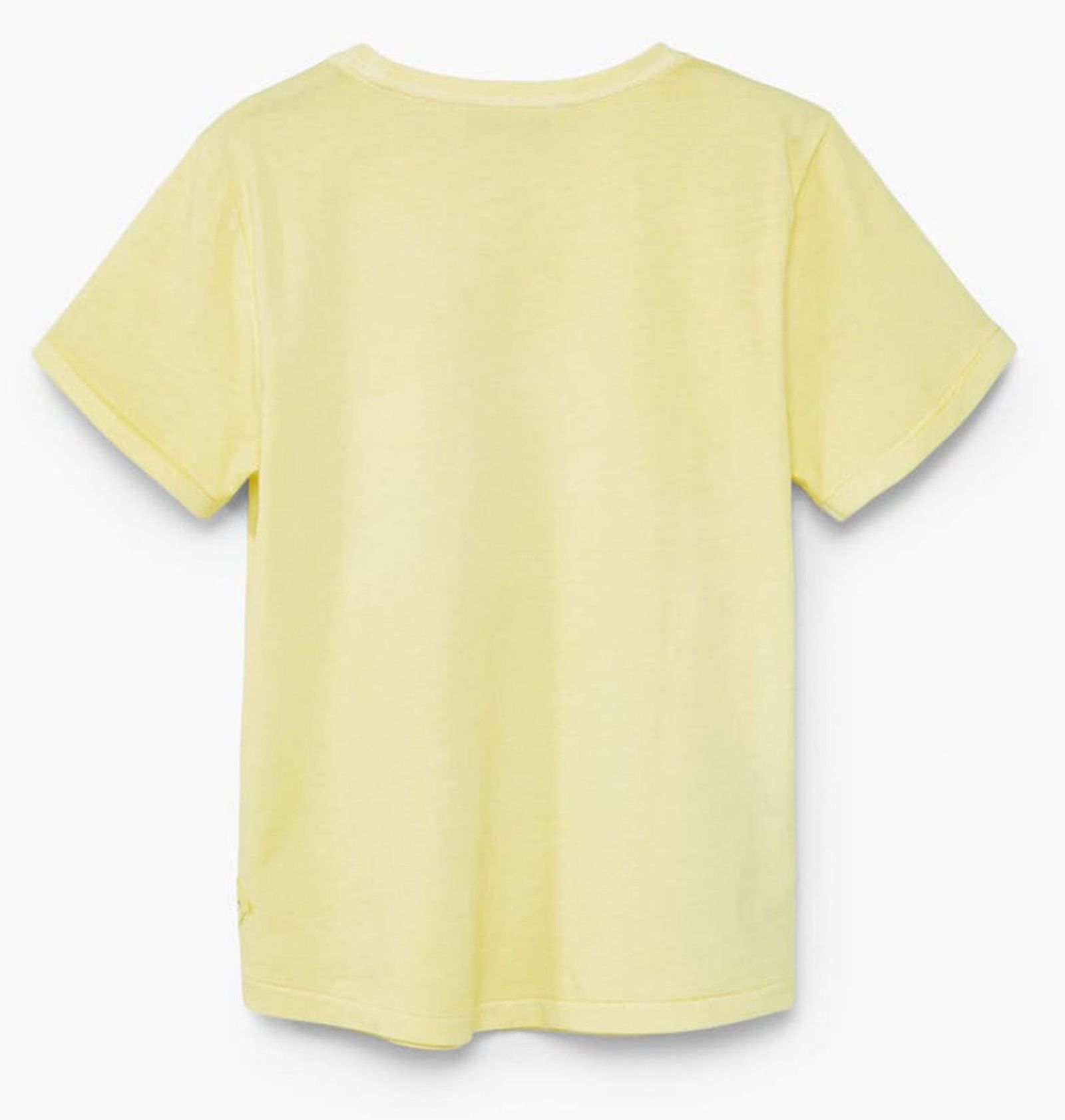 تی شرت نخی پسرانه - مانگو - زرد - 3
