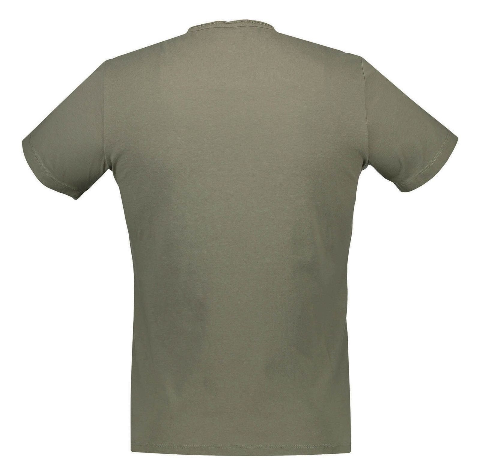 تی شرت نخی یقه گرد مردانه - اس.اولیور - سبز - 3