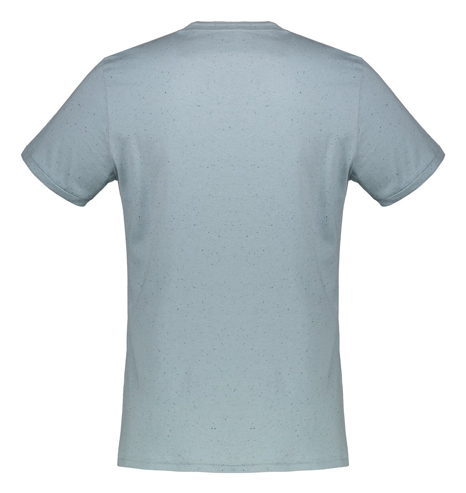 تی شرت نخی یقه گرد مردانه - مانگو - آبي پاستيلي روشن - 3