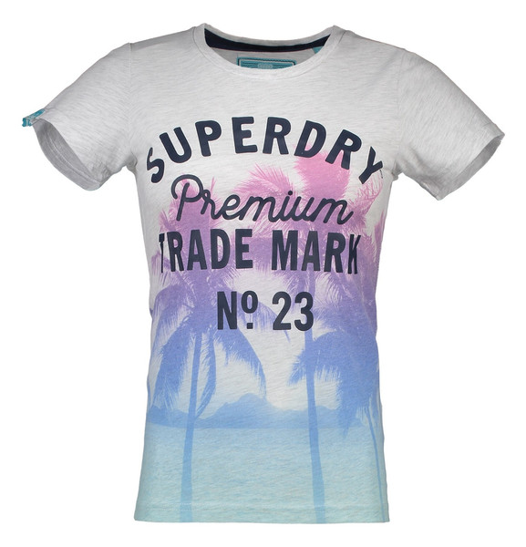 تی شرت نخی یقه گرد زنانه Photographic Entry - سوپردرای