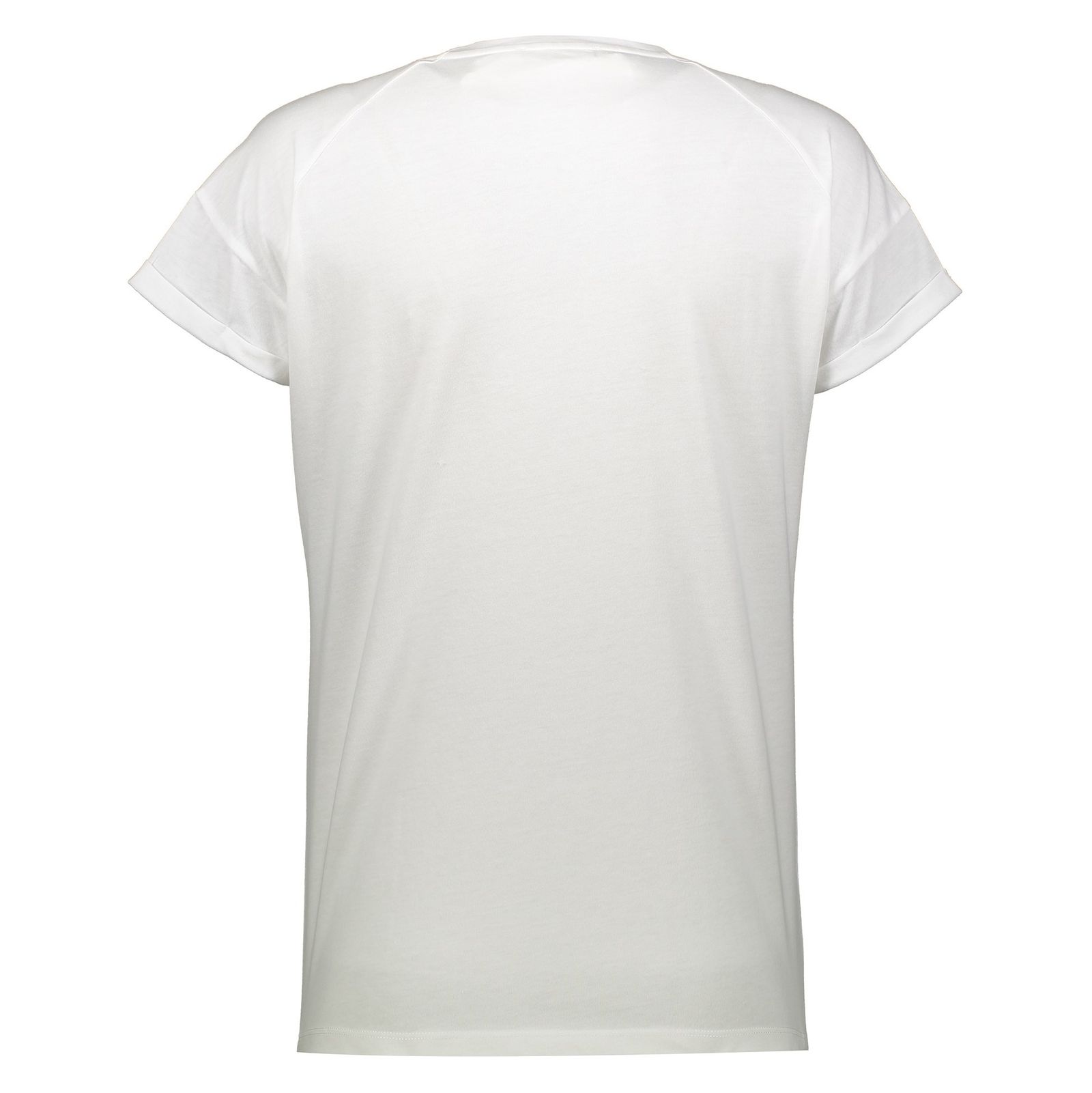 تی شرت نخی یقه گرد زنانه - مانگو - سفيد - 3
