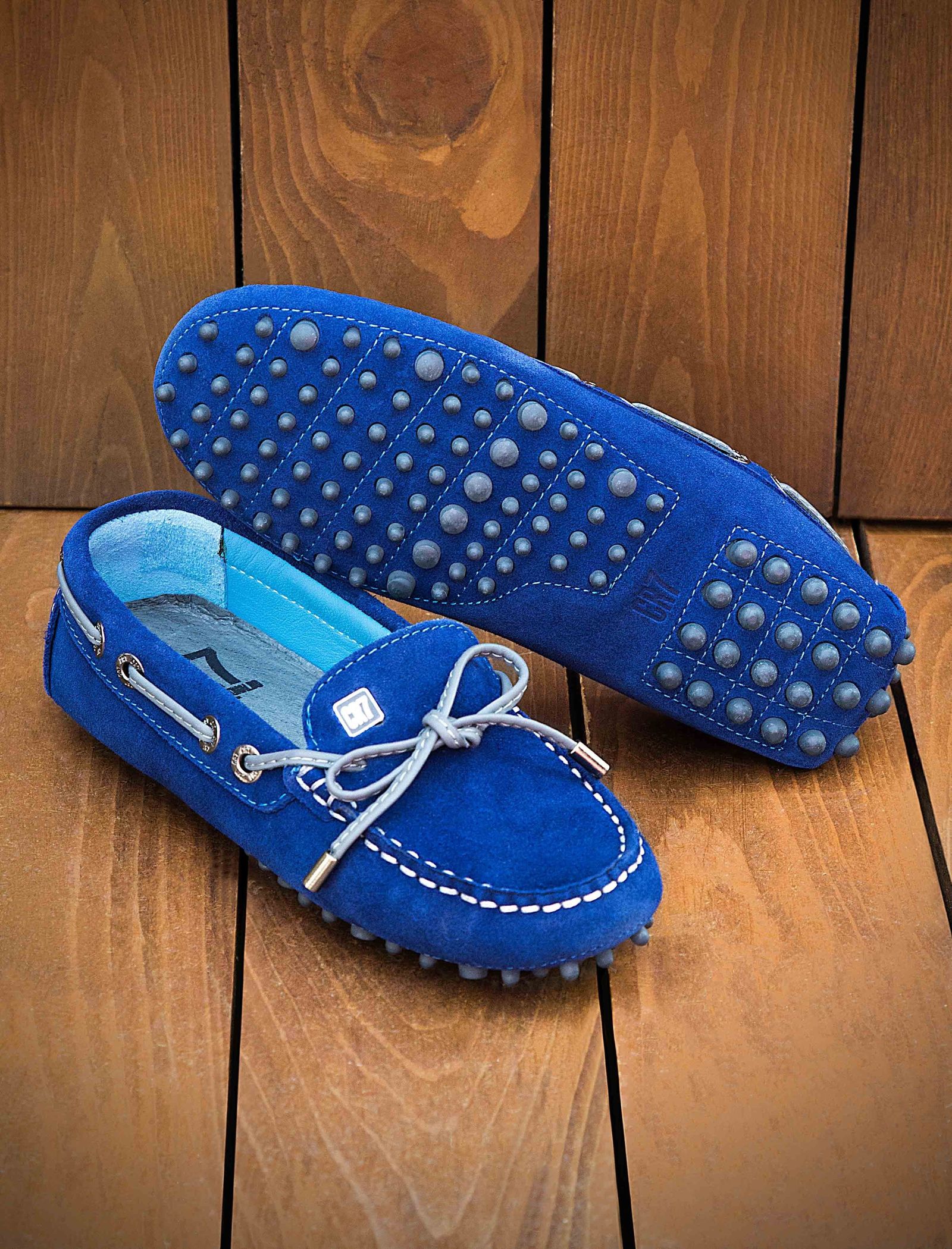 کفش راحتی جیر پسرانه - سی آر سون - آبي کاربني - 3