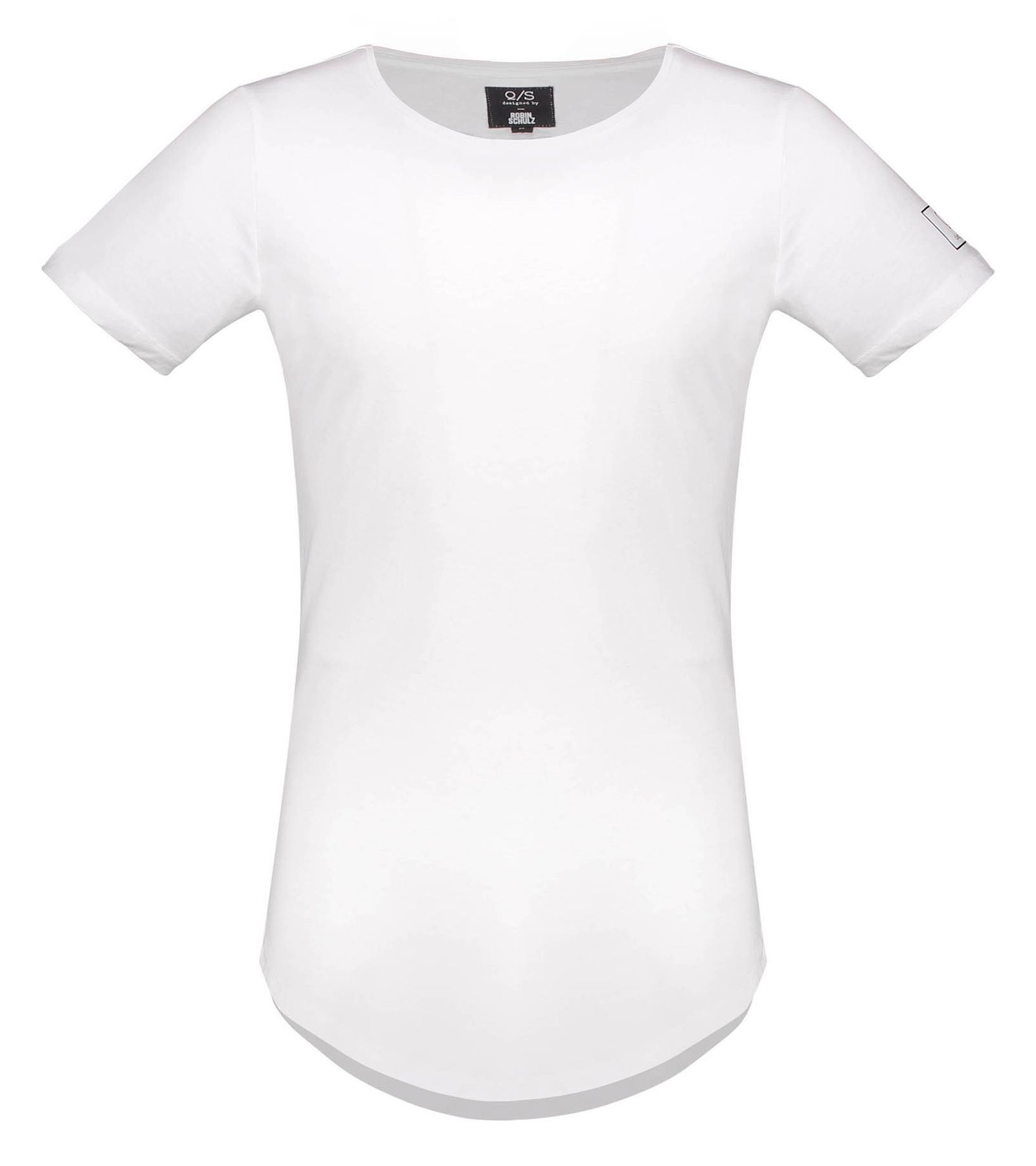 تی شرت نخی یقه گرد مردانه - اس.اولیور - سفيد - 1