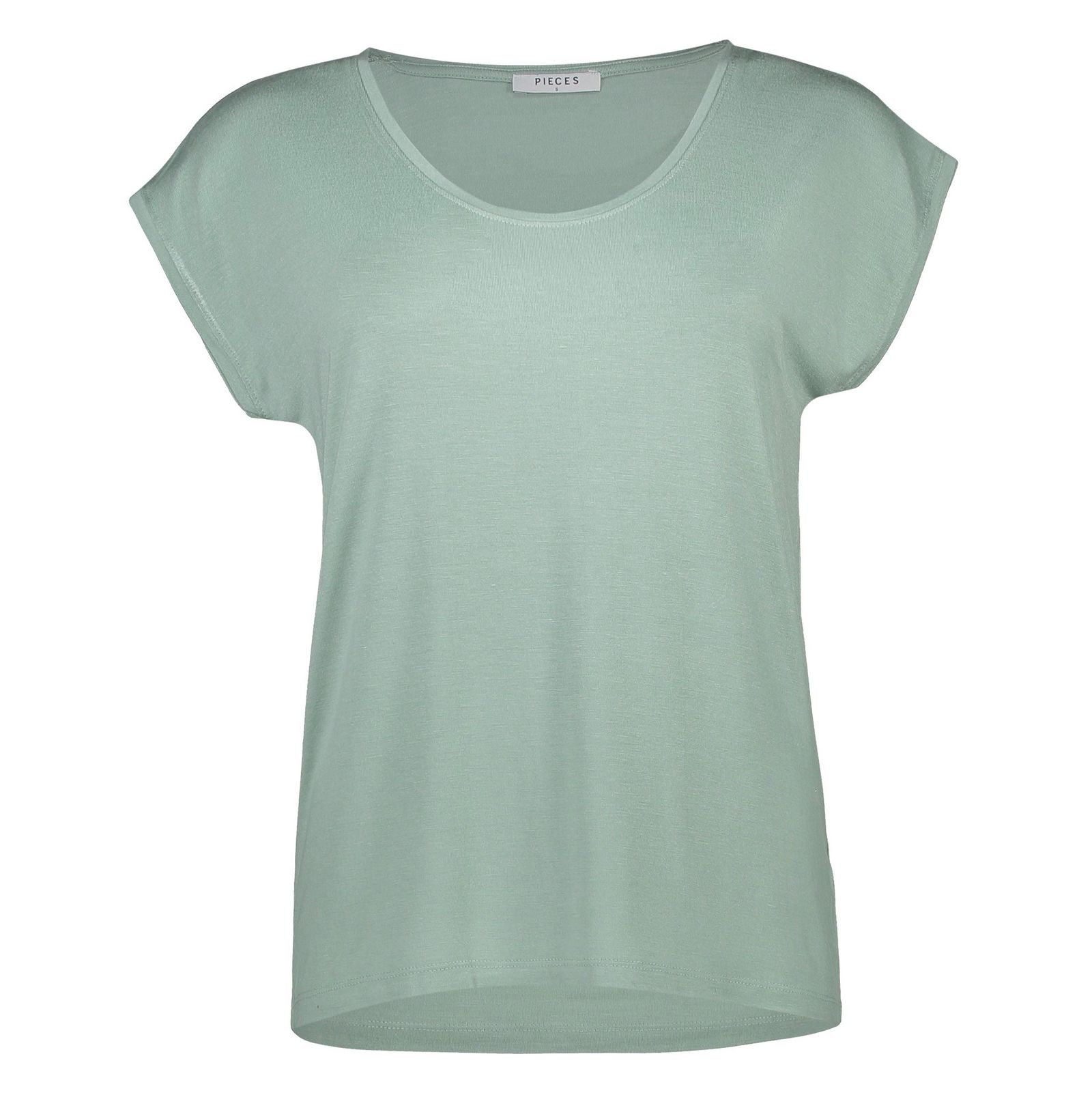 تی شرت ویسکوز یقه گرد زنانه - پی سز - سبز - 2