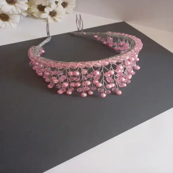 تاج مو زنانه مدل ملکه کد 421