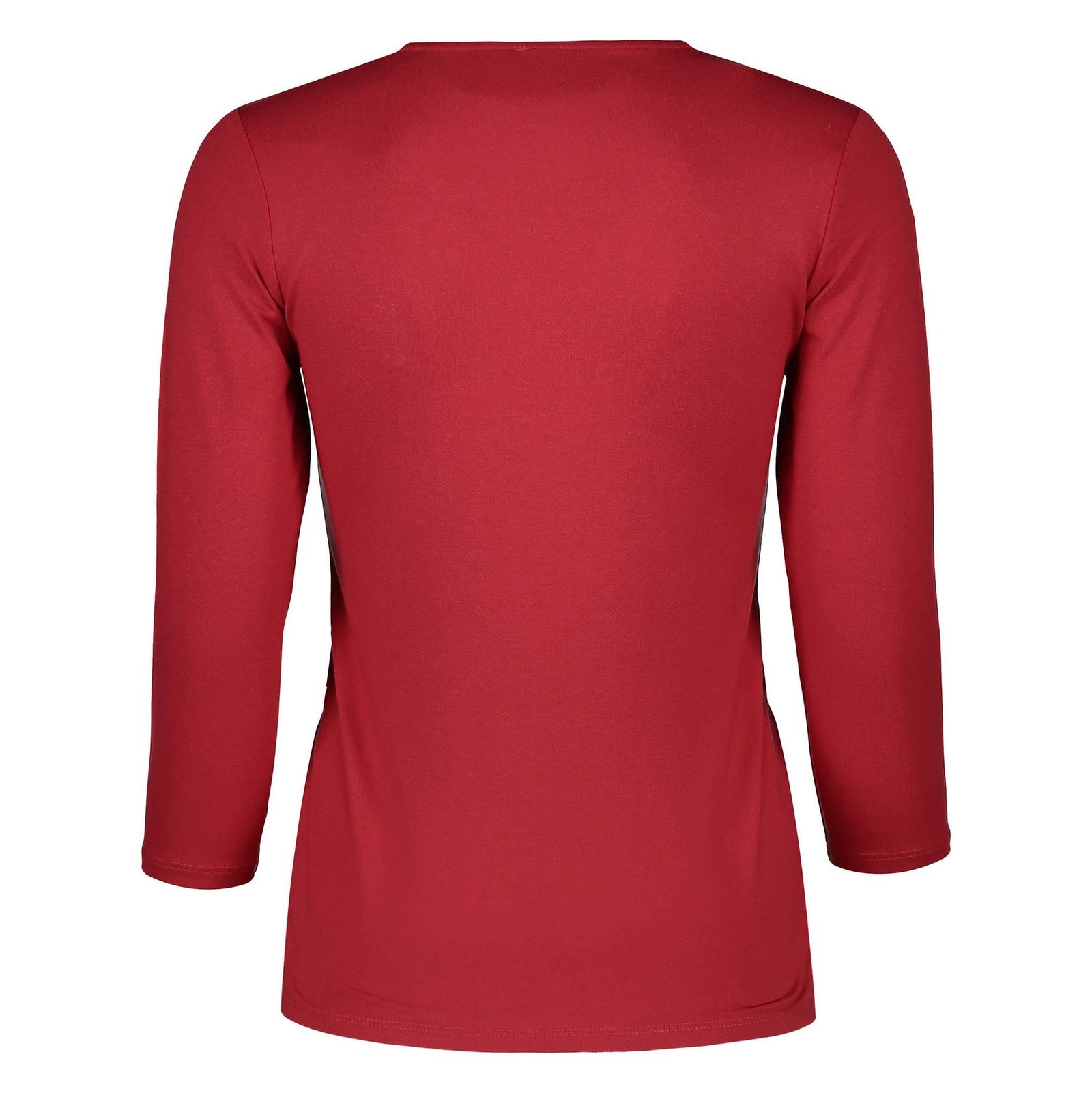 تی شرت ویسکوز یقه هفت زنانه - اس.اولیور - قرمز - 3