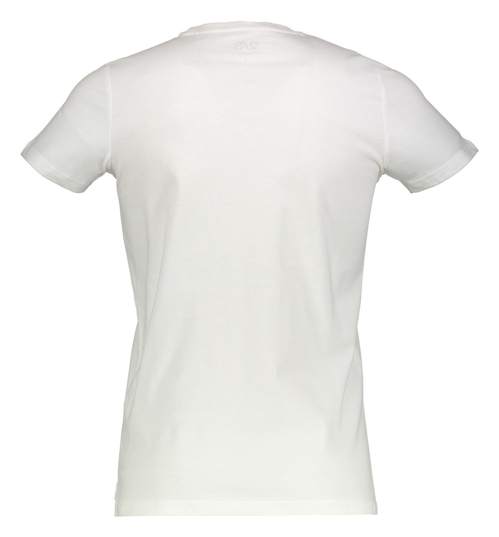 تی شرت نخی یقه گرد مردانه - اس.اولیور - سفيد - 3