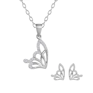 نیم ست نقره زنانه اقلیمه کد NN431