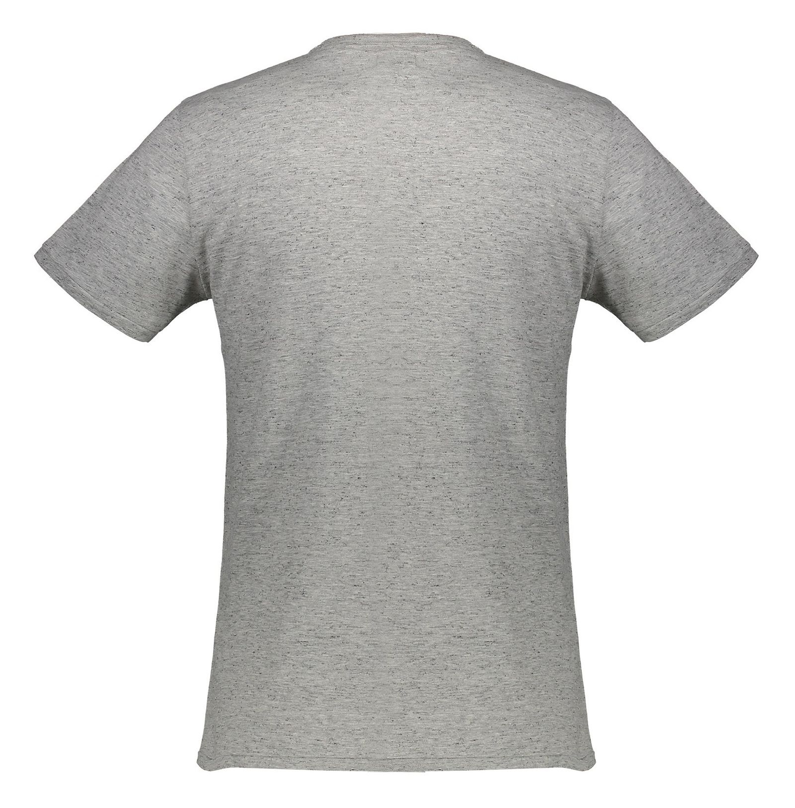 تی شرت نخی یقه گرد مردانه - مانگو - طوسي - 3