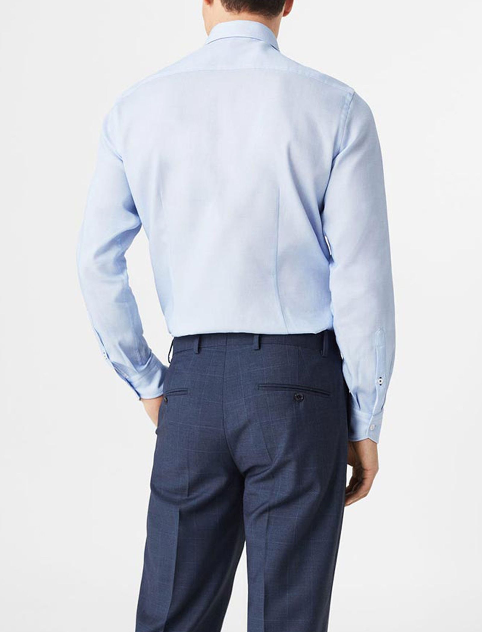 پیراهن رسمی مردانه - مانگو - آبي روشن - 3
