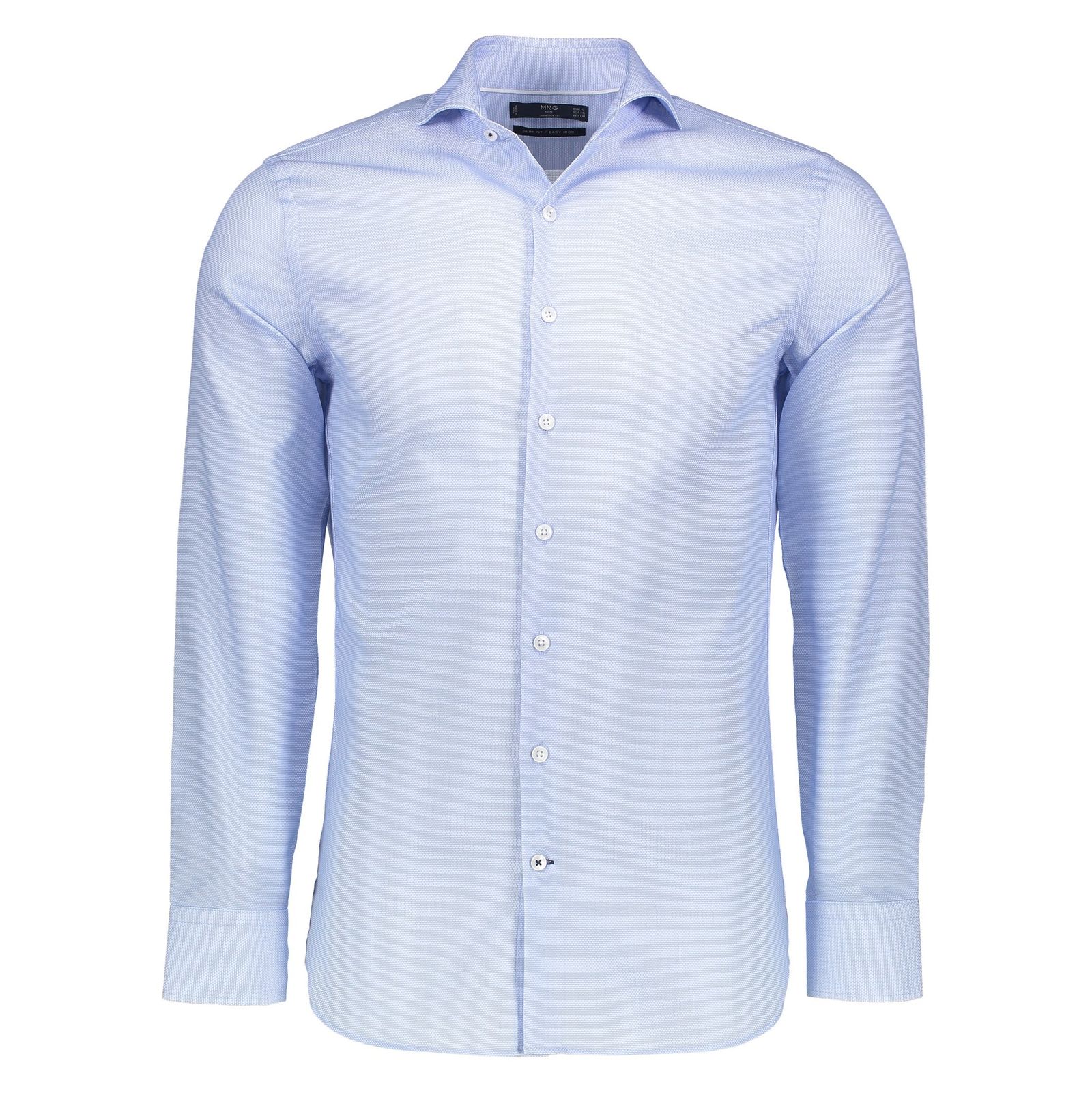 پیراهن رسمی مردانه - مانگو - آبي روشن - 5