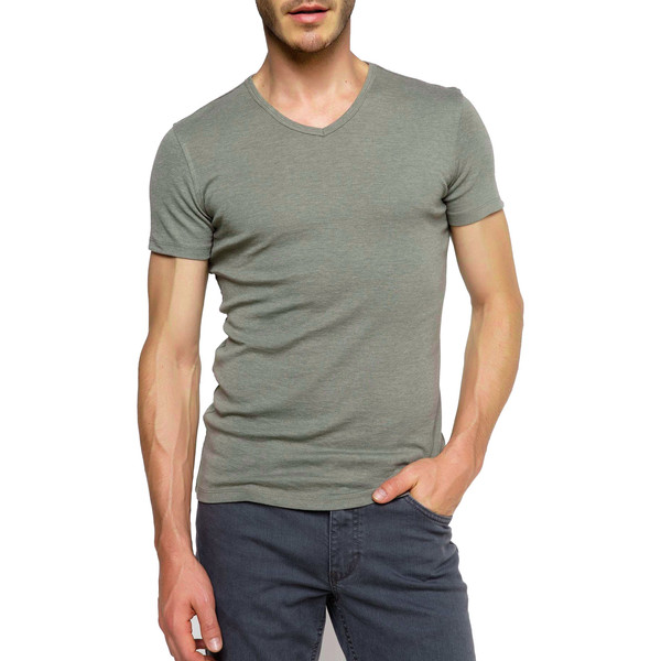 تی شرت یقه هفت مردانه - دفکتو