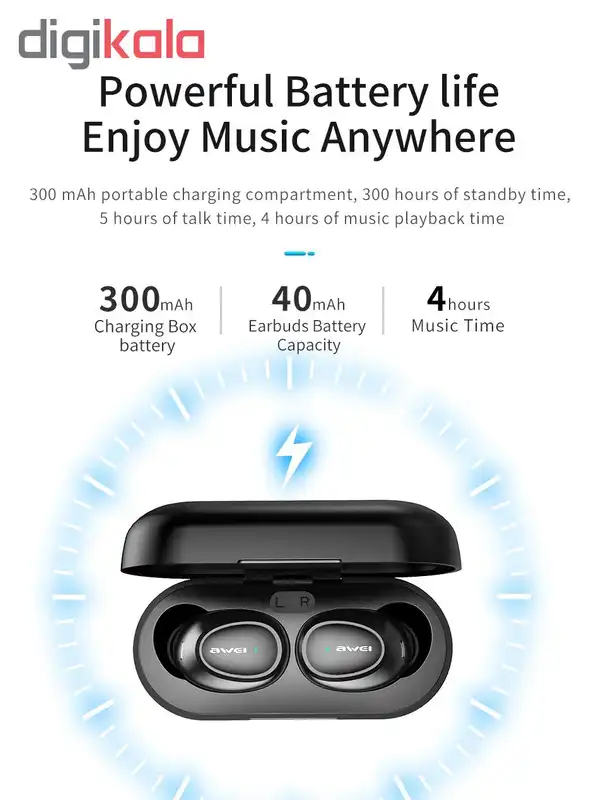 هدفون بی سیم اوی مدل Sports Earbuds T16