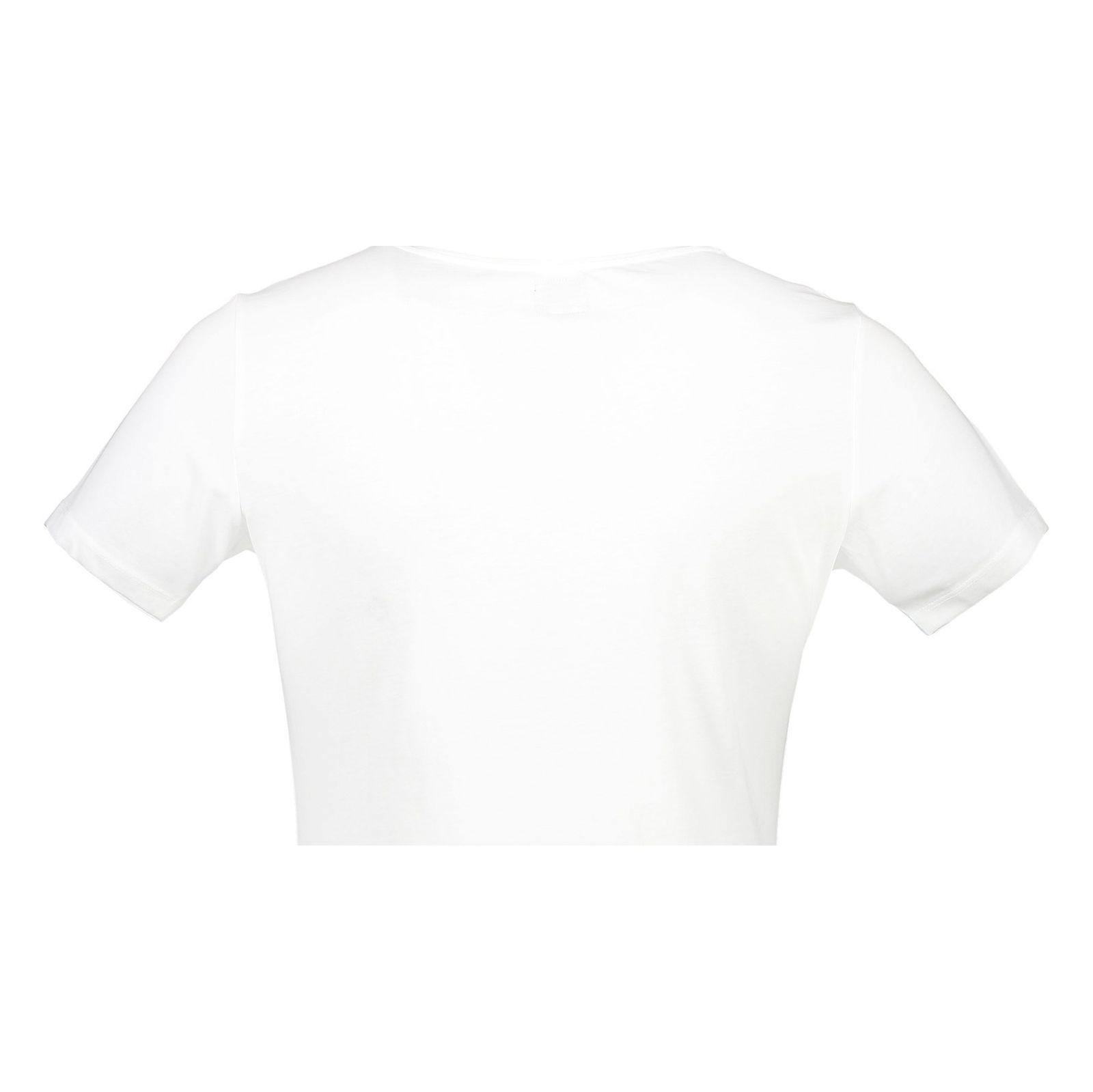 تی شرت نخی یقه گرد مردانه - اس.اولیور - سفيد - 3