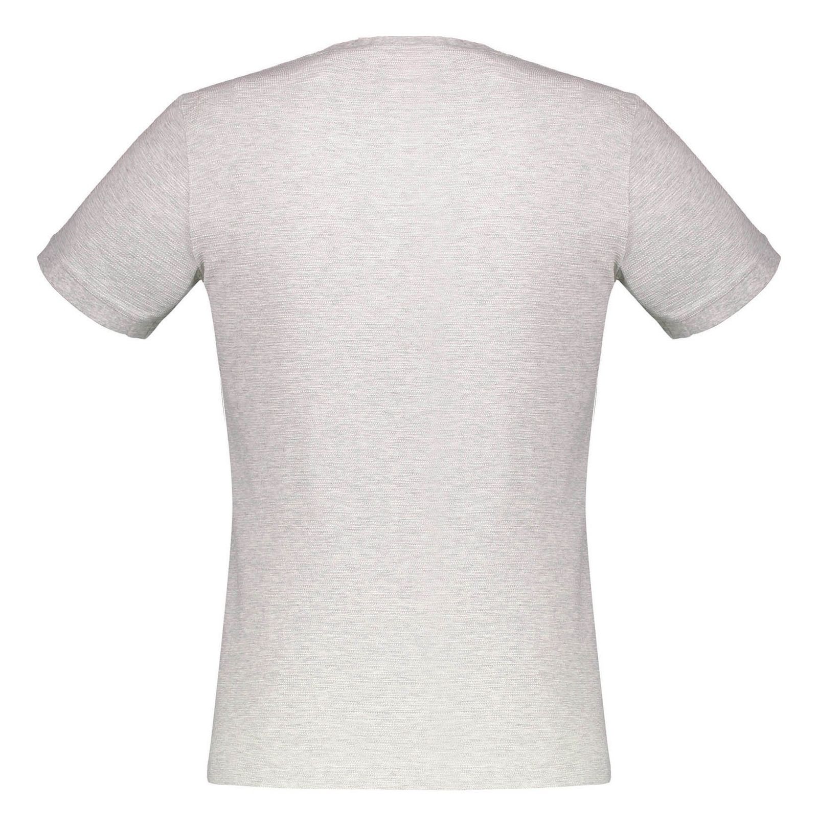 تی شرت نخی یقه گرد مردانه - اس.اولیور - طوسي روشن - 2