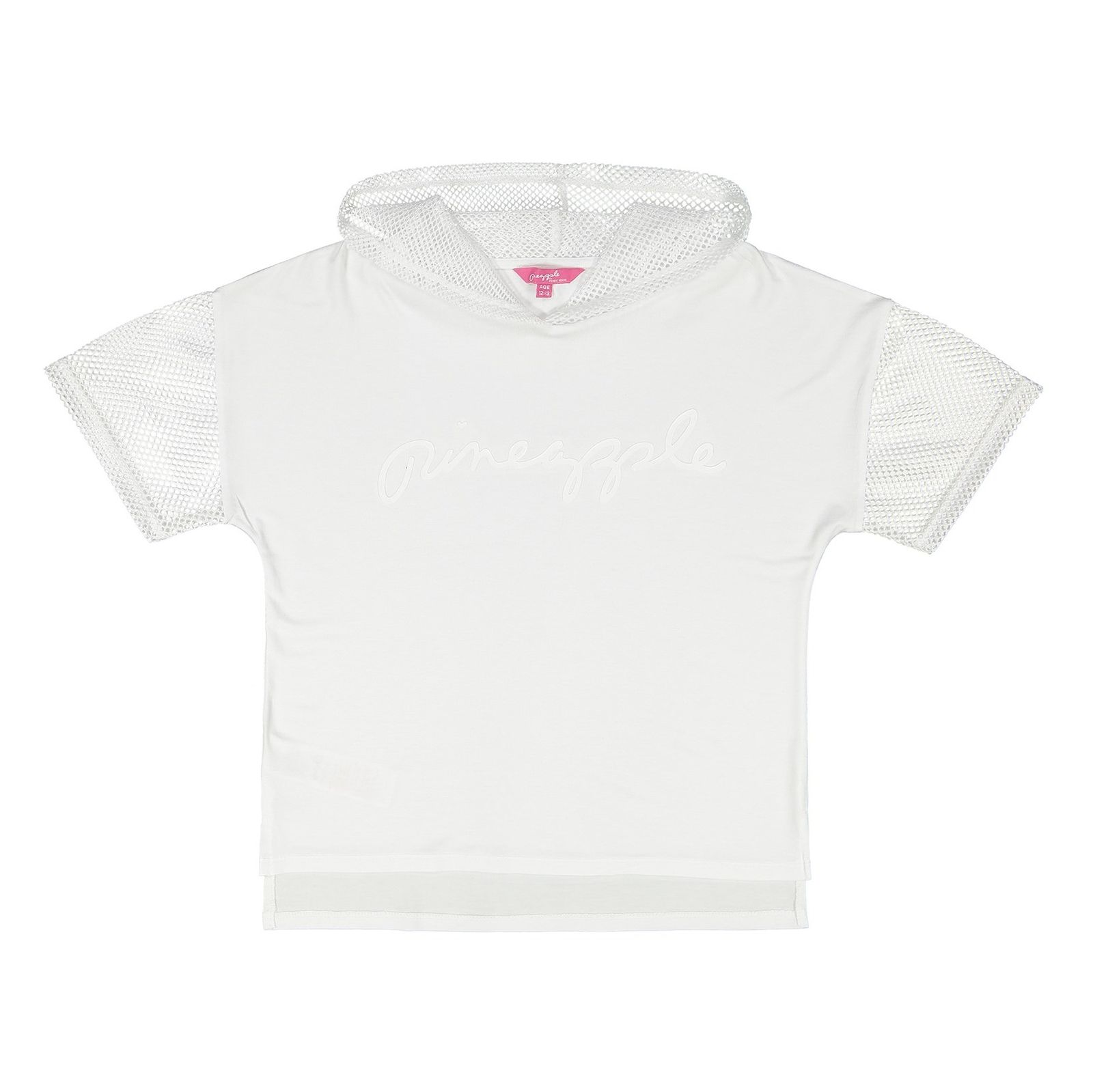 تی شرت ویسکوز یقه گرد دخترانه - دبنهامز - سفيد - 1