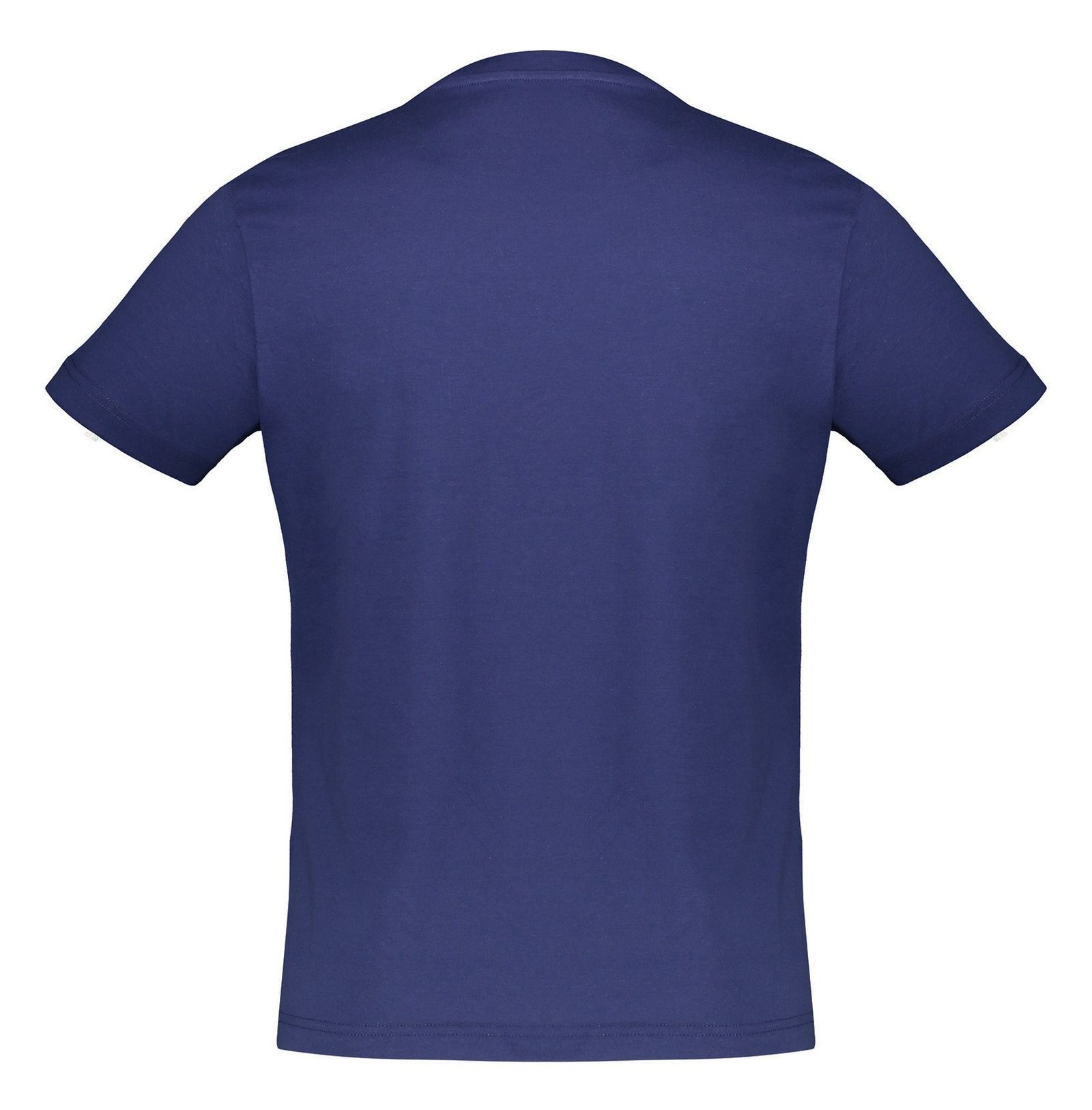 تی شرت نخی یقه هفت مردانه - رد هرینگ - سرمه اي - 6