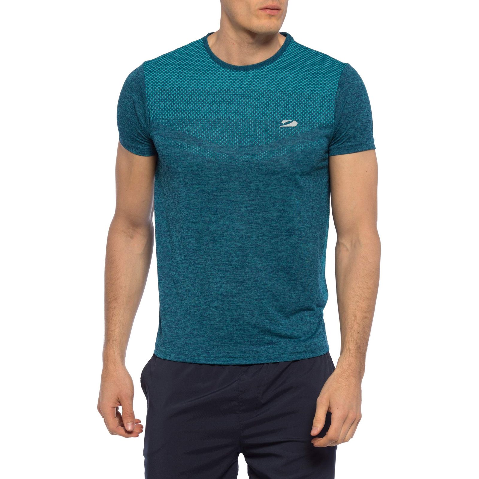 تی شرت ورزشی یقه گرد مردانه - ال سی وایکیکی - سبز آبي تيره - 1