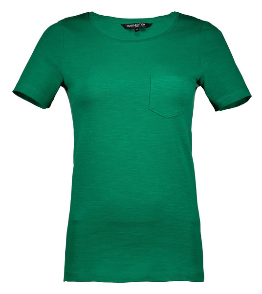 تی شرت نخی یقه گرد زنانه - کالکشن