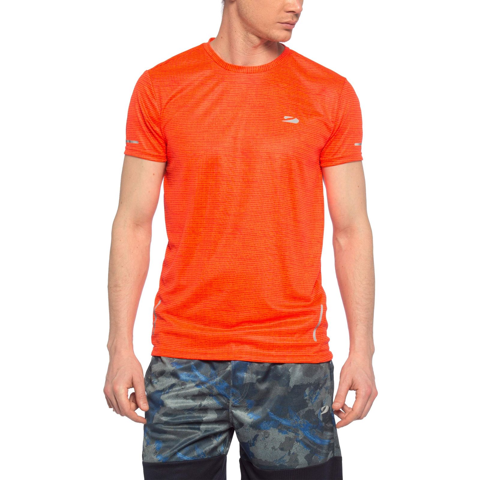 تی شرت ورزشی آستین کوتاه مردانه - ال سی وایکیکی - نارنجي  - 1