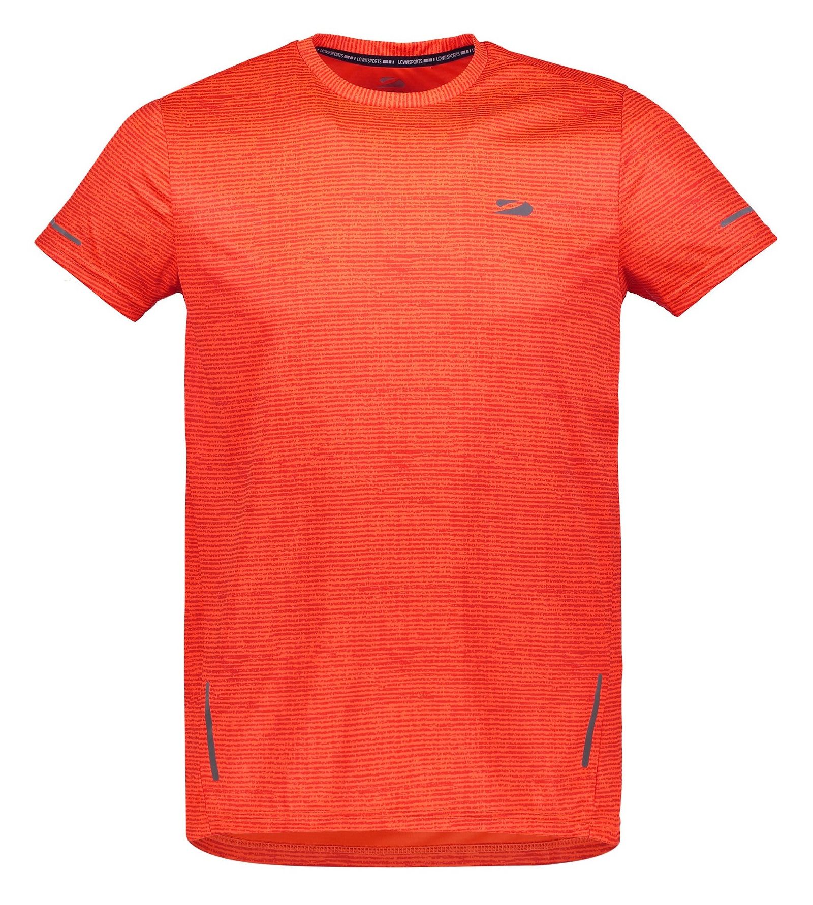 تی شرت ورزشی آستین کوتاه مردانه - ال سی وایکیکی - نارنجي  - 6