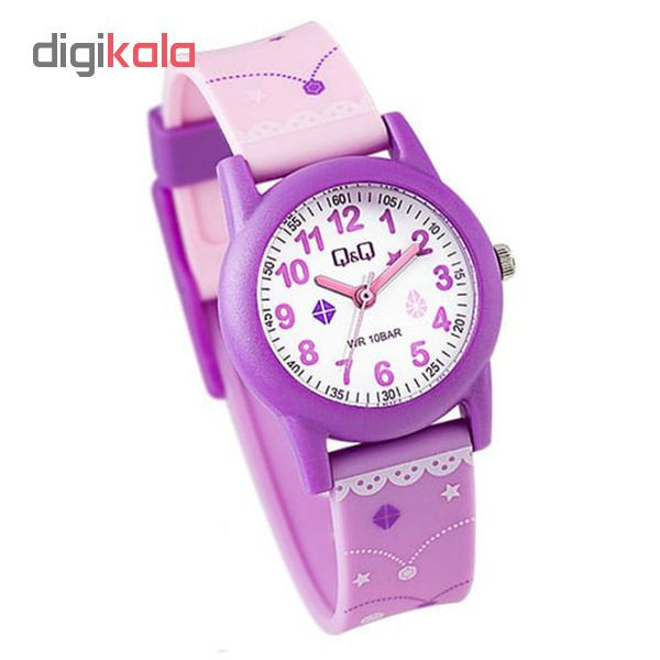 ساعت مچی عقربه ای دخترانه کیو اند کیو مدل vr99j006y