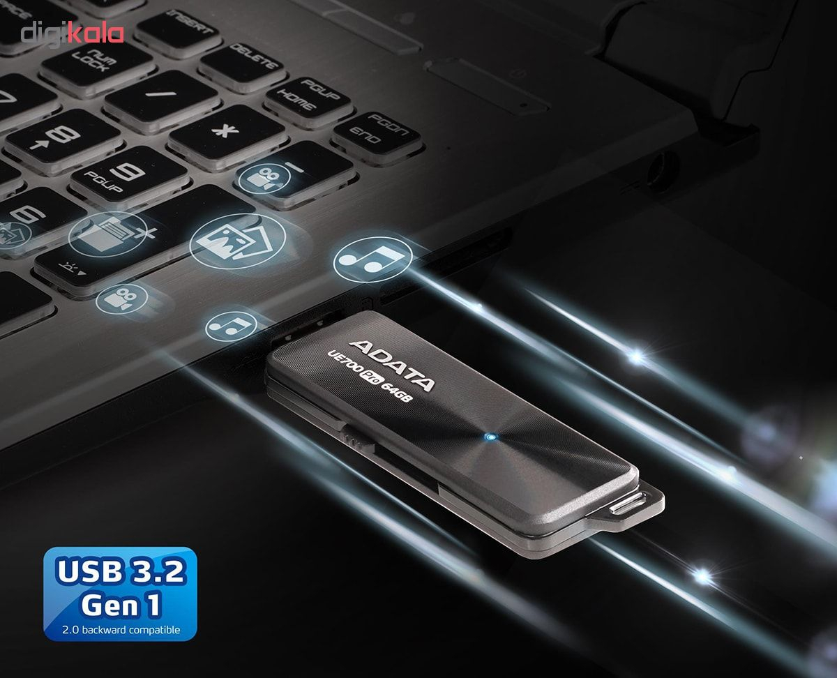 فلش مموری ای دیتا مدل UE700 Pro ظرفیت 64 گیگابایت